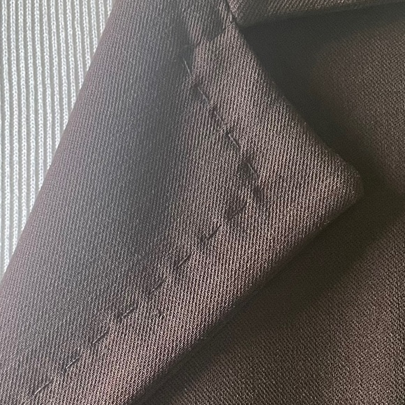 MaxMara Brown Virgin Wool Lightweight Suit Size 10 - Picture 11 of 16
